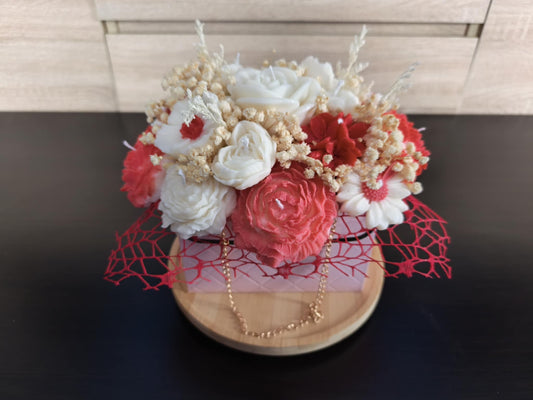 Flower Box – świece sojowe w eleganckiej torebce ✨