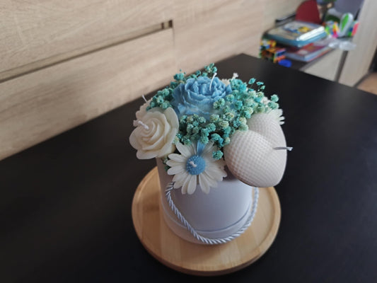 Flower box - świece sojowe bezzapachowe 🌸🕯️