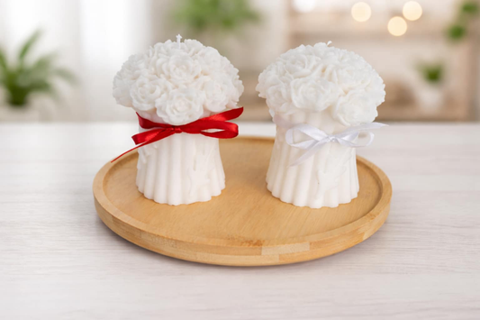 Bukiet różany z wosku bezzapachowego 💐🕯