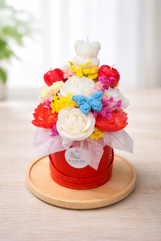 Flower Box „Różany Ogród z Motylkiem"🌹🦋