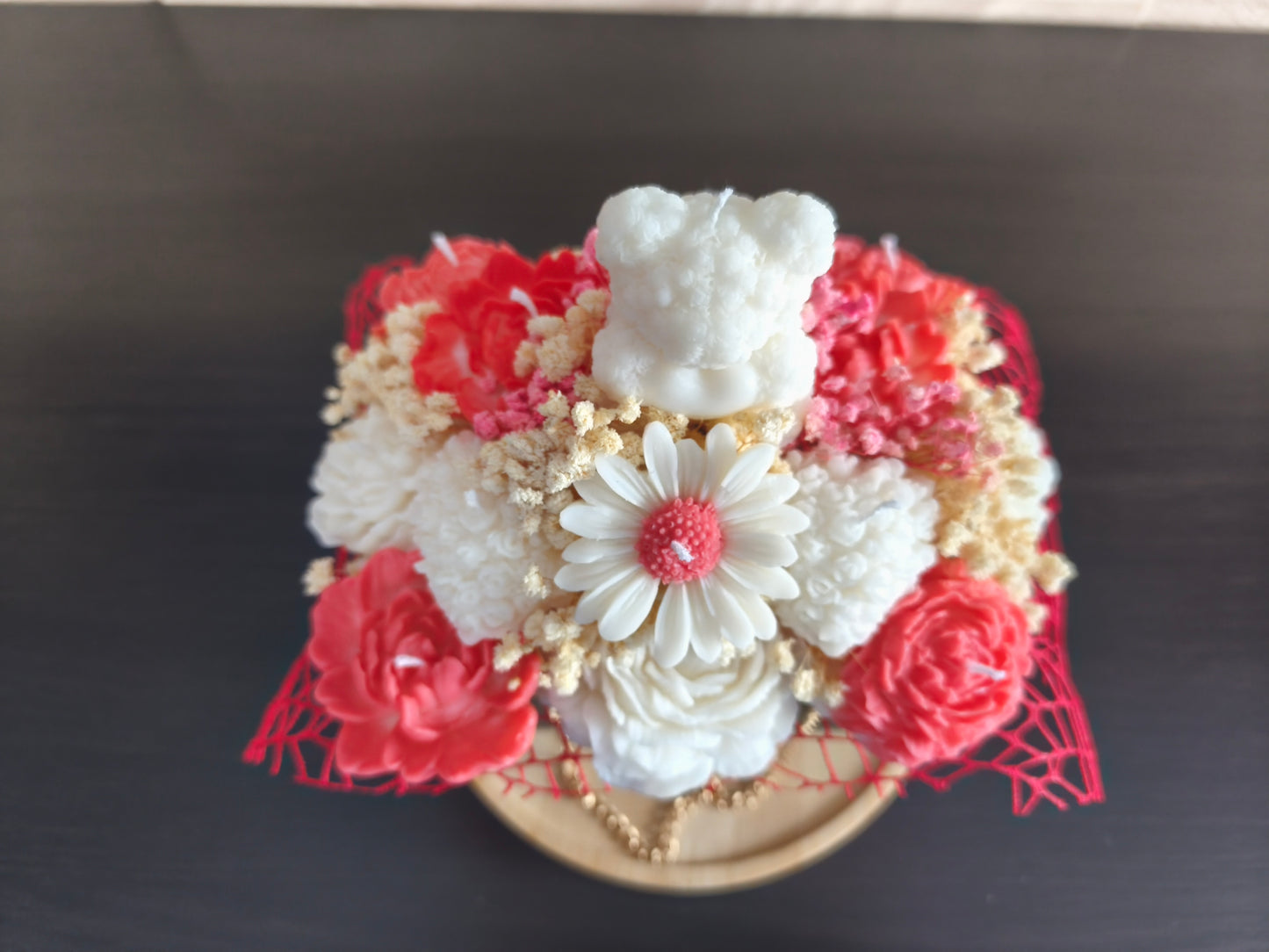 ❤️ Miś w kwiatach – wyjątkowy flower box ❤️